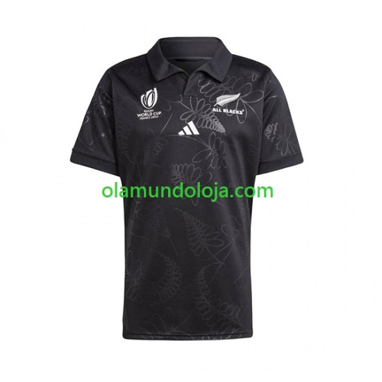 Camisola Rugby ALL BLACKS Homem Equipamento Primeiro RWC 2023 Manga Curta